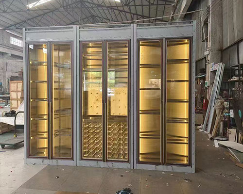 Temperature-Controlled Wine Cabinet