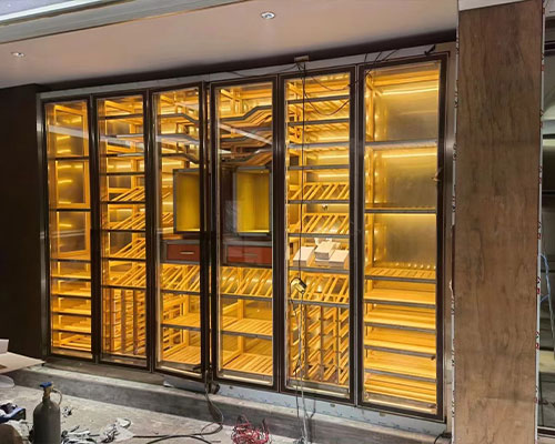 hgjg1 Room Temperature Wine Cabinet