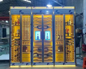 hjnj Temperature-Controlled Wine Cabinet